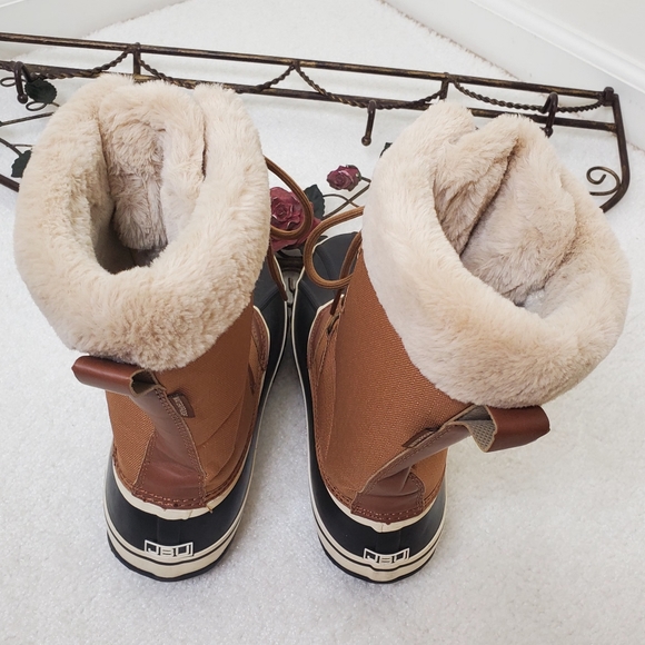 JBU by Jambu Womens Rainey Rain Boots Wellies Cold Weather Tan Size 11 - Picture 5 of 6